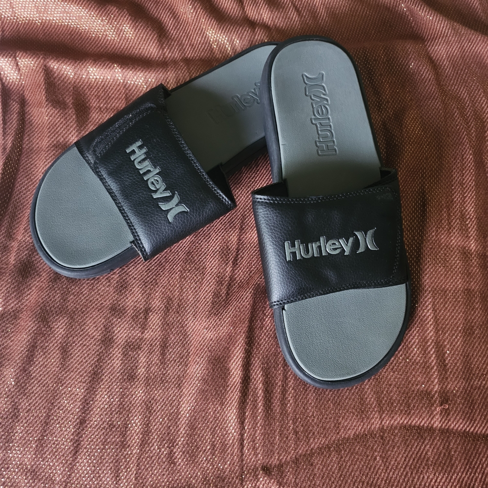 Hurley Black Slide Sandals